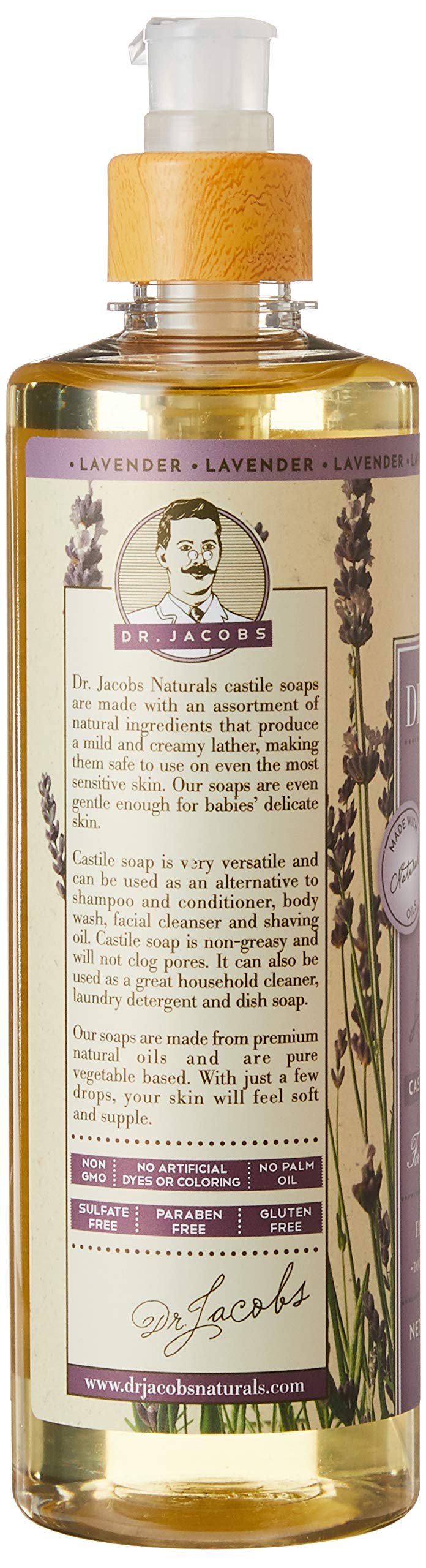 Dr Jacobs Naturals Gel douche Lavande 437 ml