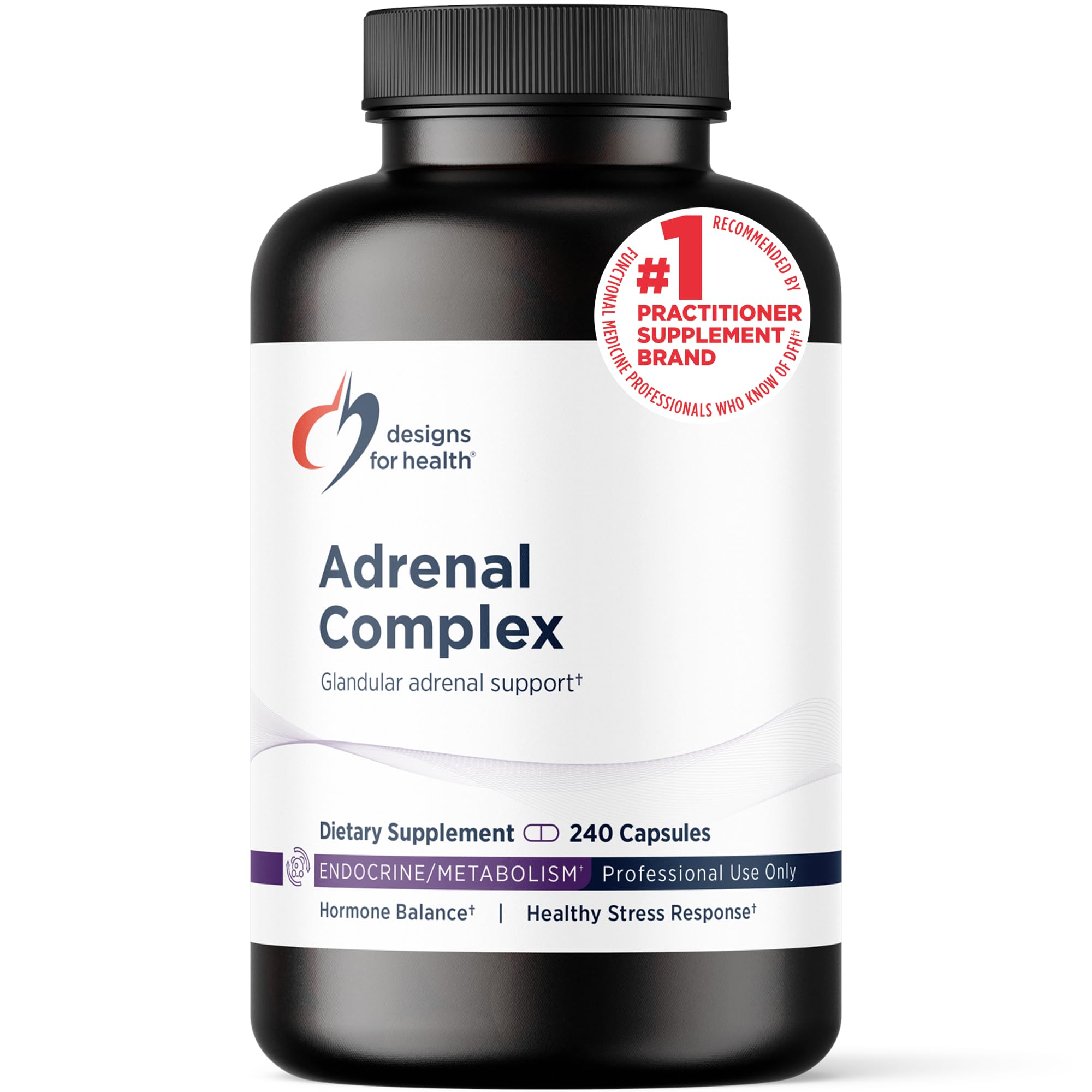 Designs for Health Adrenal Complex (240 Capsules)