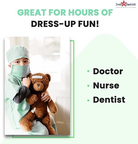 Miniatura 6 de Dress Up America Doctor Scrubs Para Niños - Disfraz de médico y enfermera para niños