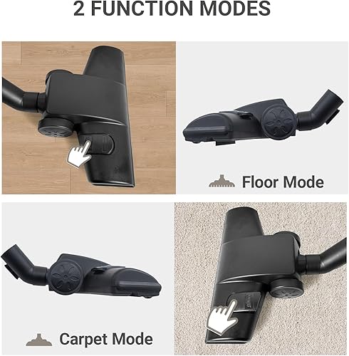 Miniatura 3 de EZ SPARES Compatible con cabezal de cepillo universal para aspiradora de 1 1/4 pulgadas y 1.260 in, 2 nuevas funciones a elegir (en el suelo y la