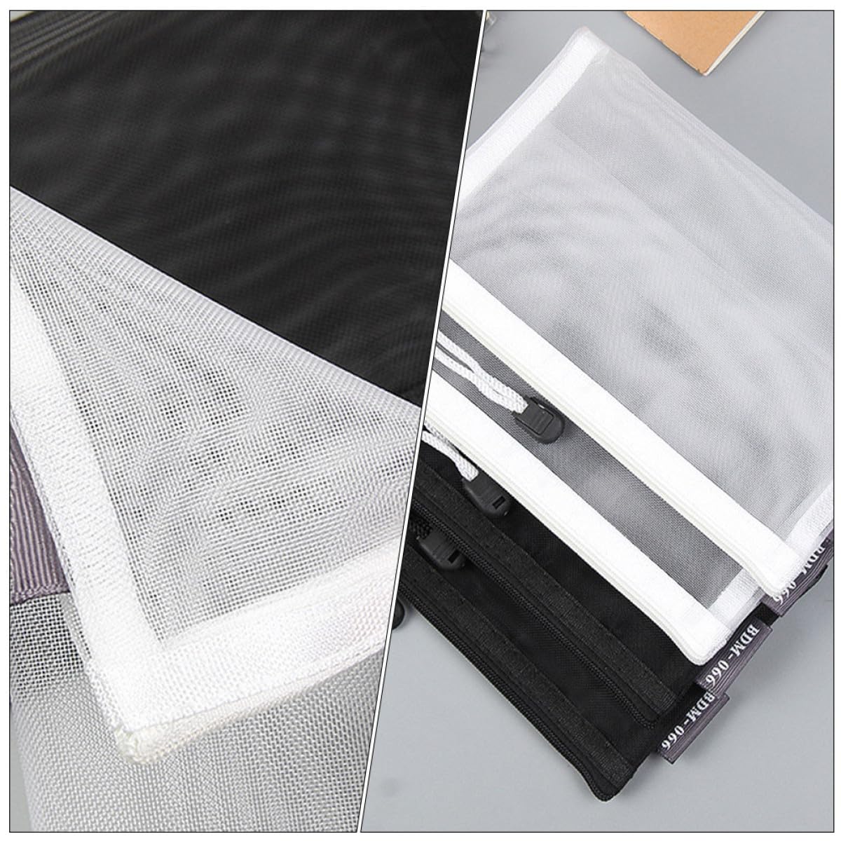 minkissy 15piezas Estuche De Lápices De Transparente Organizador De Material De y Cosméticos Bolsa De Portátil Color