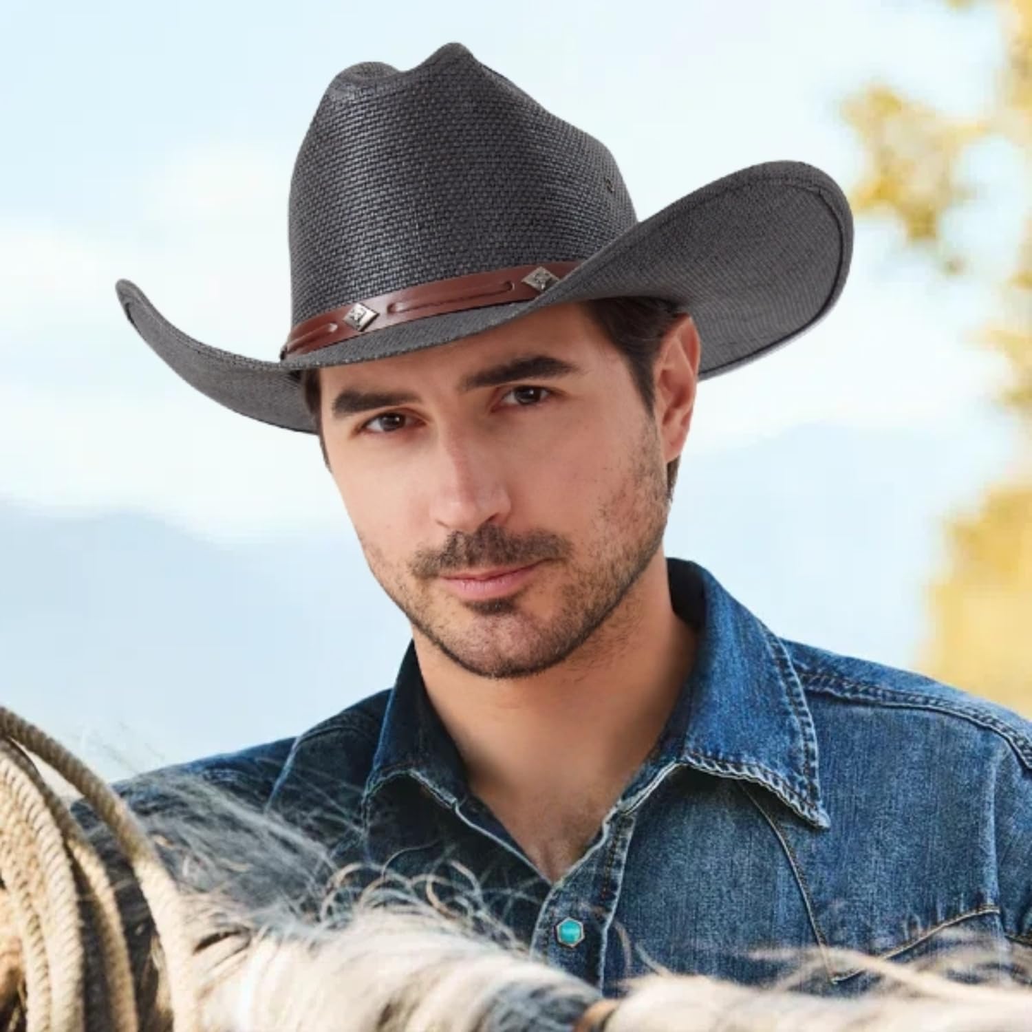 Cowboy Hat for Men and Women with Cattleman - Image 2