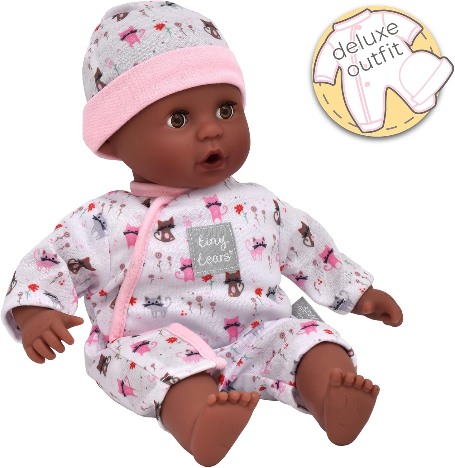 John Adams | Tiny Tears - Teeny Baby - 30cm Soft Bodied Doll: One of the UK's Best Loved Doll Brands! | Nurturing Dolls | Ages 10m+