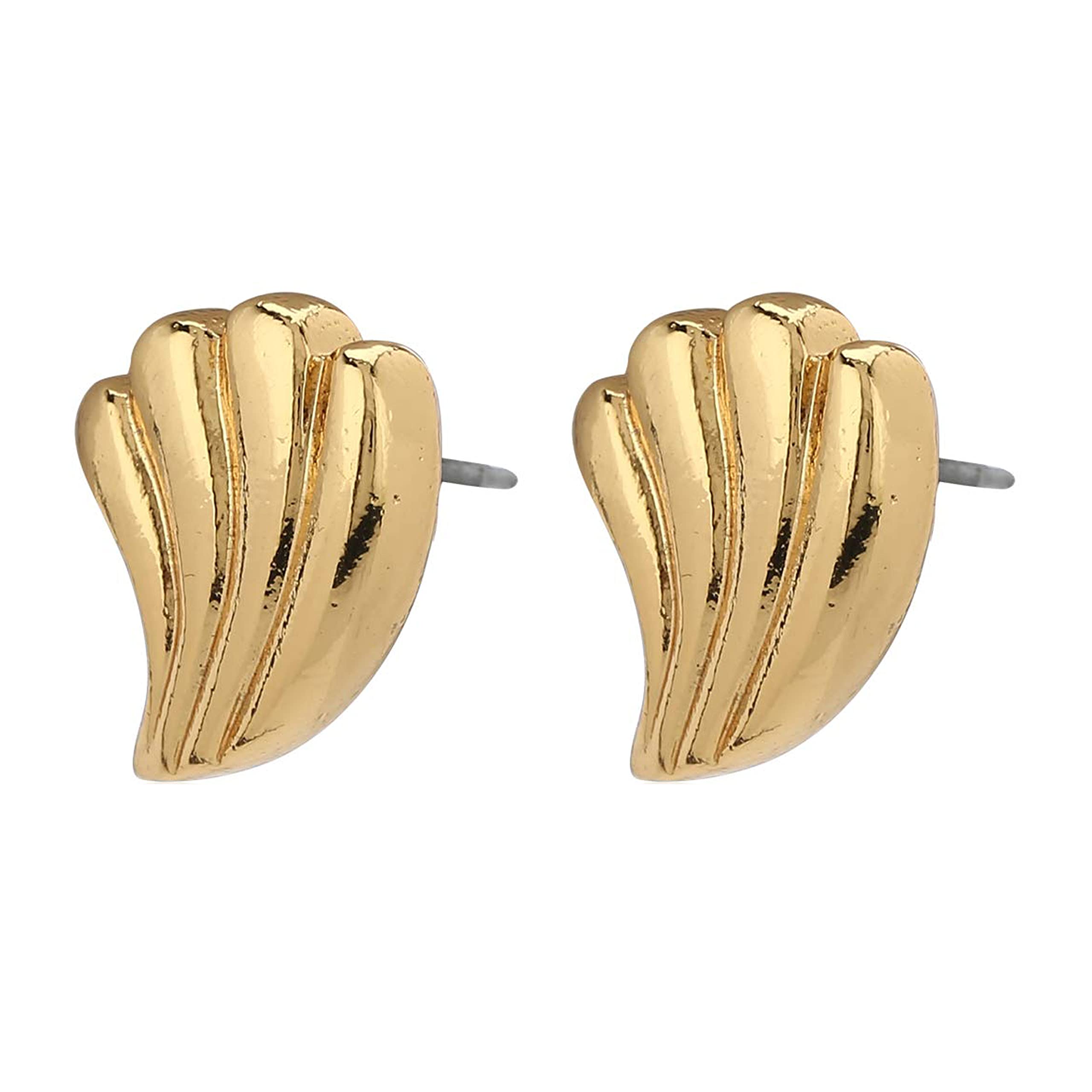 Women's 24Kt Plated Zinc Brass Stud Earrings