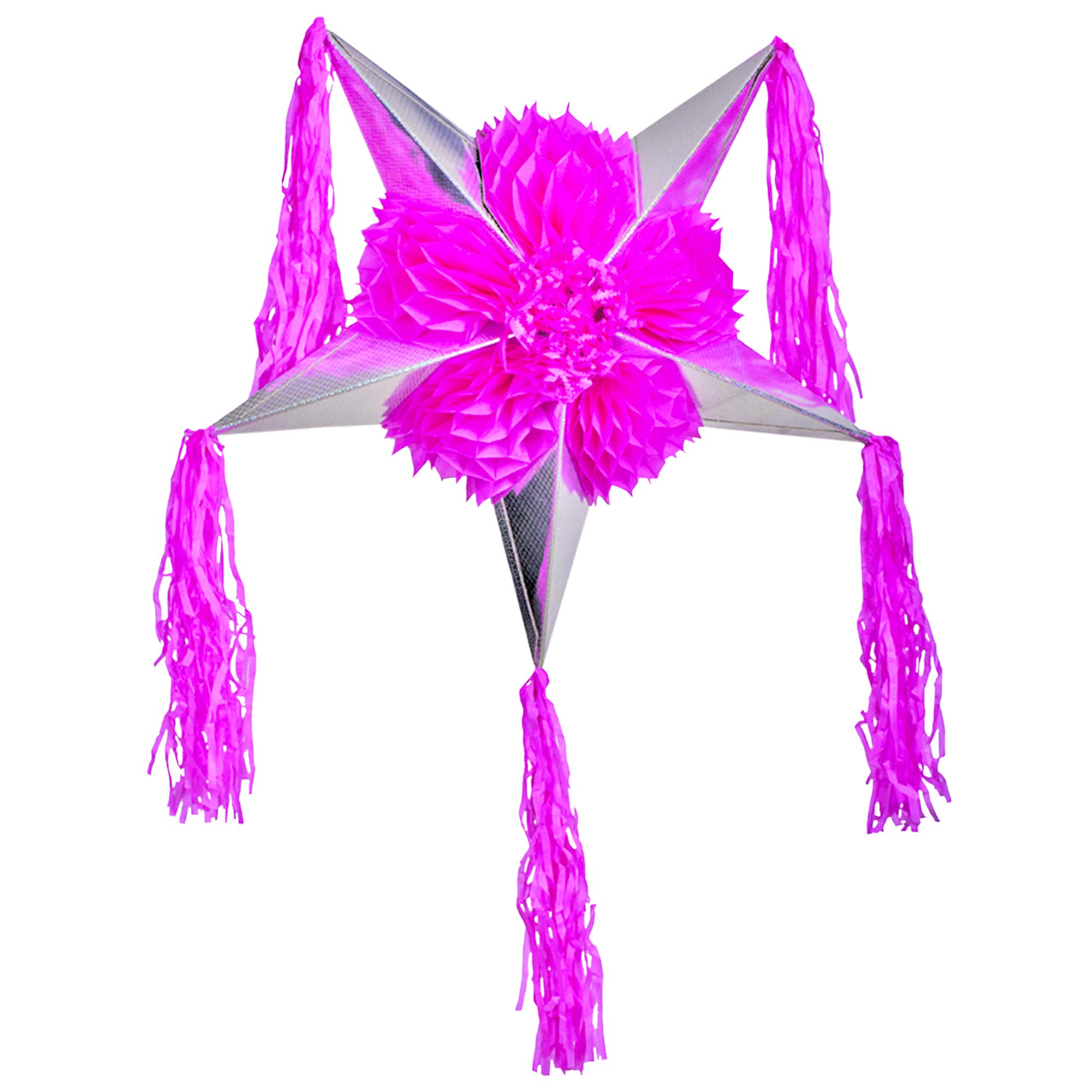 Piñata / Princesa Plegable - Forma de Estrella - Fácil de Transportar Ideal para Fiestas Mexicanas, Regalo, Decoración y Fiestas de Niños.