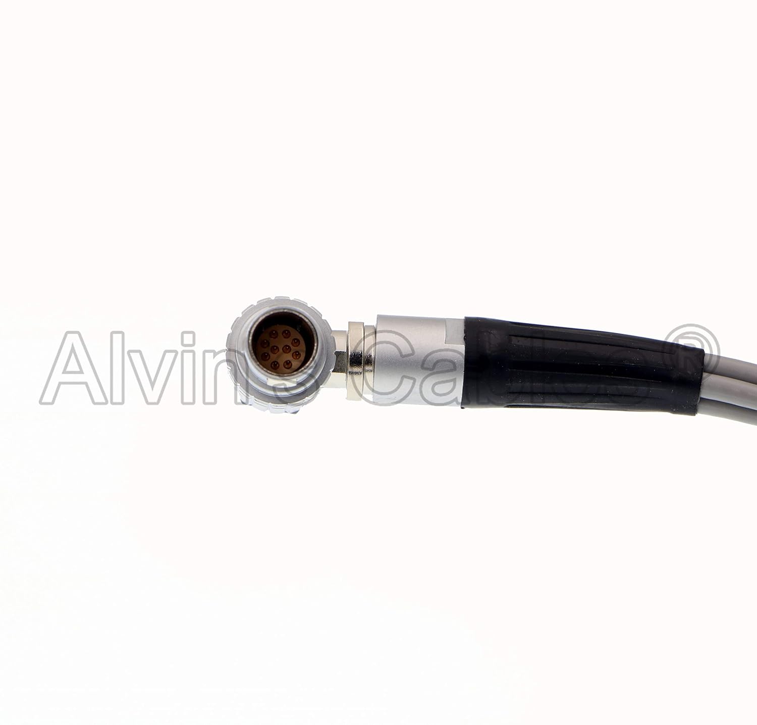 Alvin's Cables Breakout Audio Input Output Cable for Atomos Shogun Monitor Recorder Right Angle 10 Pin to 4 XLR 3 Pin