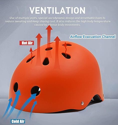 Miniatura 7 de Tourdarson Casco de patineta resistente a los impactos Ventilación Multideporte para jóvenes y adultos