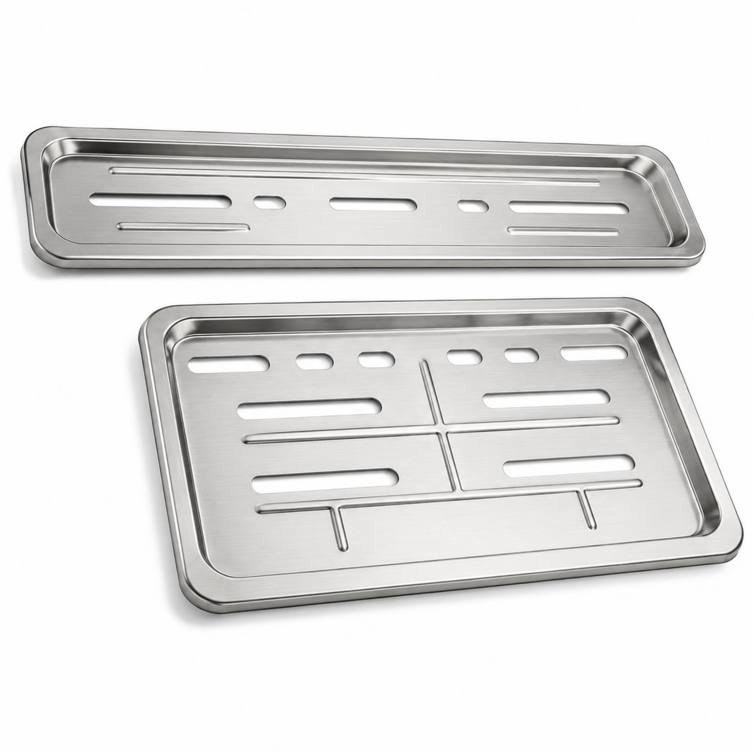 Universal Stainless Steel Number Plate Frame for Bikes & Scooters | Front & Rear S.S. Metal Number Plate Holder Set | Rust & Corrosion Resistant No. Plate Frame | Heavy Duty | Silver-image-41