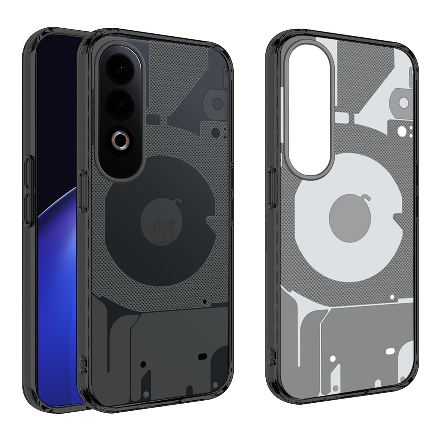 HELLO ZONE Back Cover Case for Oneplus Nord CE 4 5G (Designer Matte Finish Soft Transparent)-Smoke Grey Transparent (B0D2B8DQ5D) Amazon Price History, Amazon Price Tracker