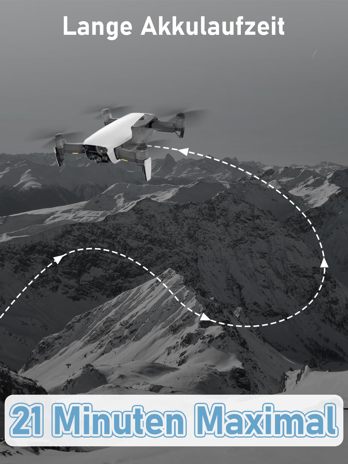 Homesuit Mavic Air - Batería de vuelo inteligente (11,55 V, 2375 mAh, para drone DJI Mavic Air, 21 minutos de tiempo máximo de vuelo (solo para cargadores originales DJI)