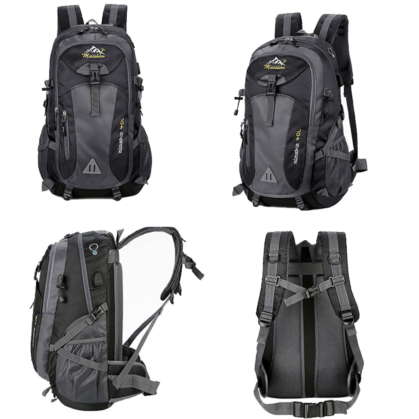 Zaino da viaggio unisex impermeabile da 40 litri Borsa sportiva Zaino da campeggio per escursionismo alpinismo all'aperto