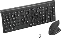 Fonicer 2.4GHz Wireless Ergonomikus Billentyűzet és Egér Szett PC Laptophoz 1