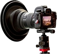 ULHgo Ultimate Lens Hood: Anti-Reflection Silicone DSLR Hood Fits 49-82mm Lenses - Original Kickstarter Collapsible Lens Skirt