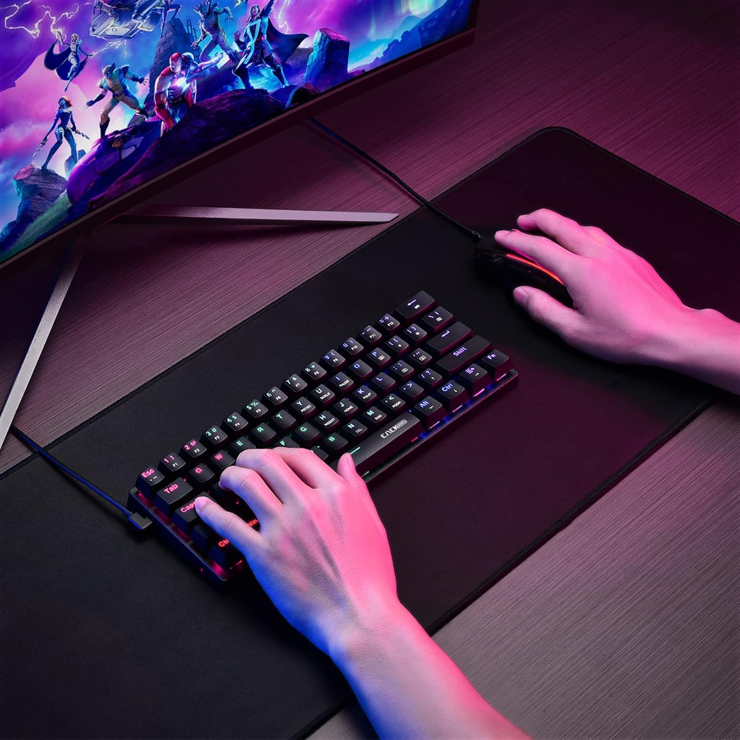 Buy Portable 60 Mechanical Gaming Keyboard,60 Percent Wired Gamer