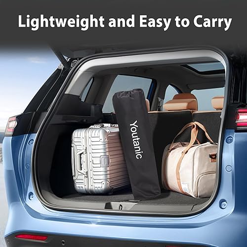 Miniatura 9 de Silla de campamento de gran tamaño, sofá biplaza plegable doble con bolsillo, portavasos y bolsa de transporte, sillas de campamento portátiles