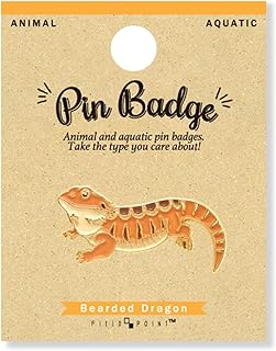 ピンバッジ アニマルピンバッジ フトアゴヒゲトカゲ 108854