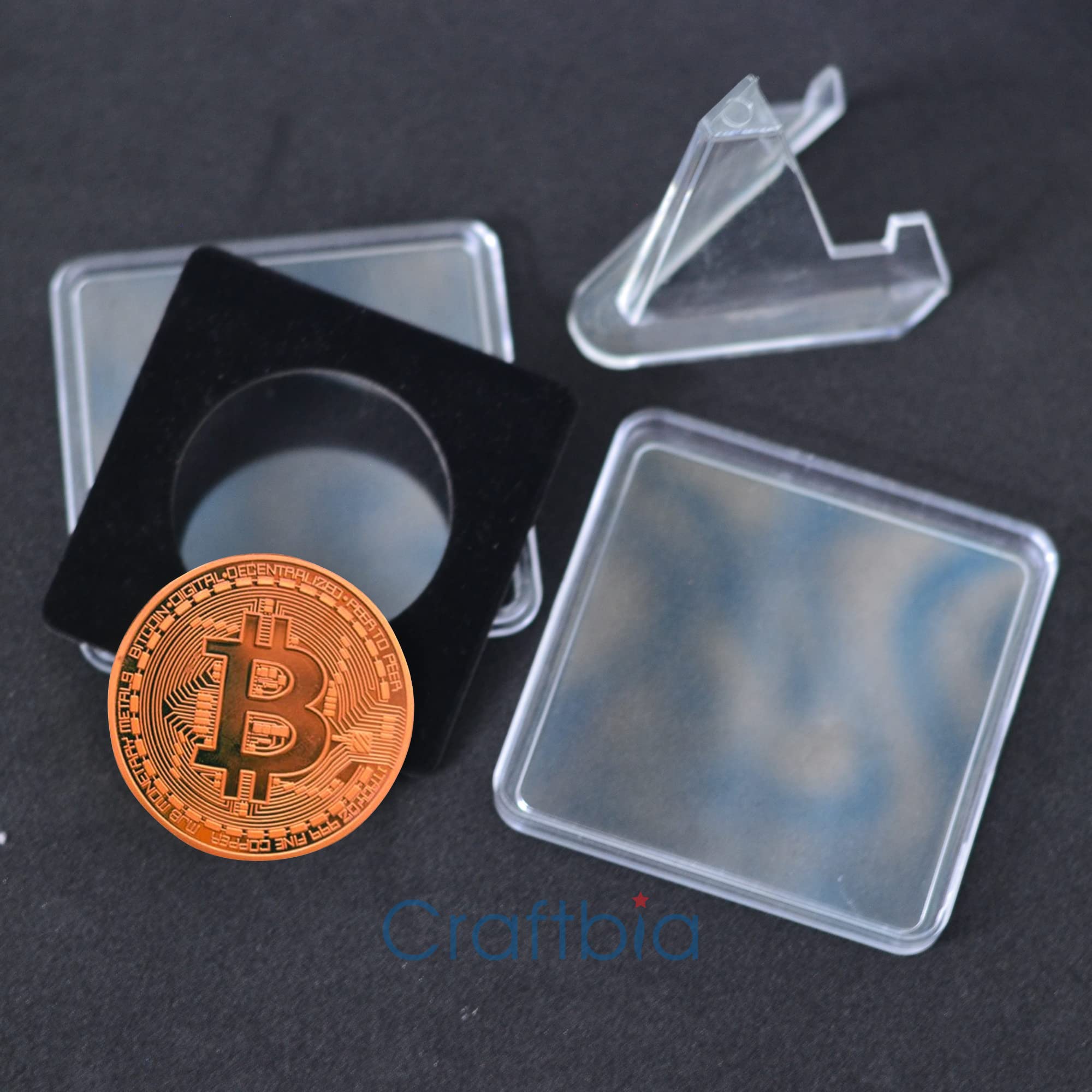 Craftbia Crypto Coin Comes with Square Display Box | Bitcoin for Coin  Collection and Decor (Small, Bitcoin Copper) : Amazon.in: Toys & Games