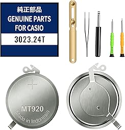 YUFEEI 3023.24T Battery for Seiko Watch 3023-24T Panasonic Solar Rechargeable Battery for Seiko Calibers V172, V174, V175 Seiko MT920 Replacement