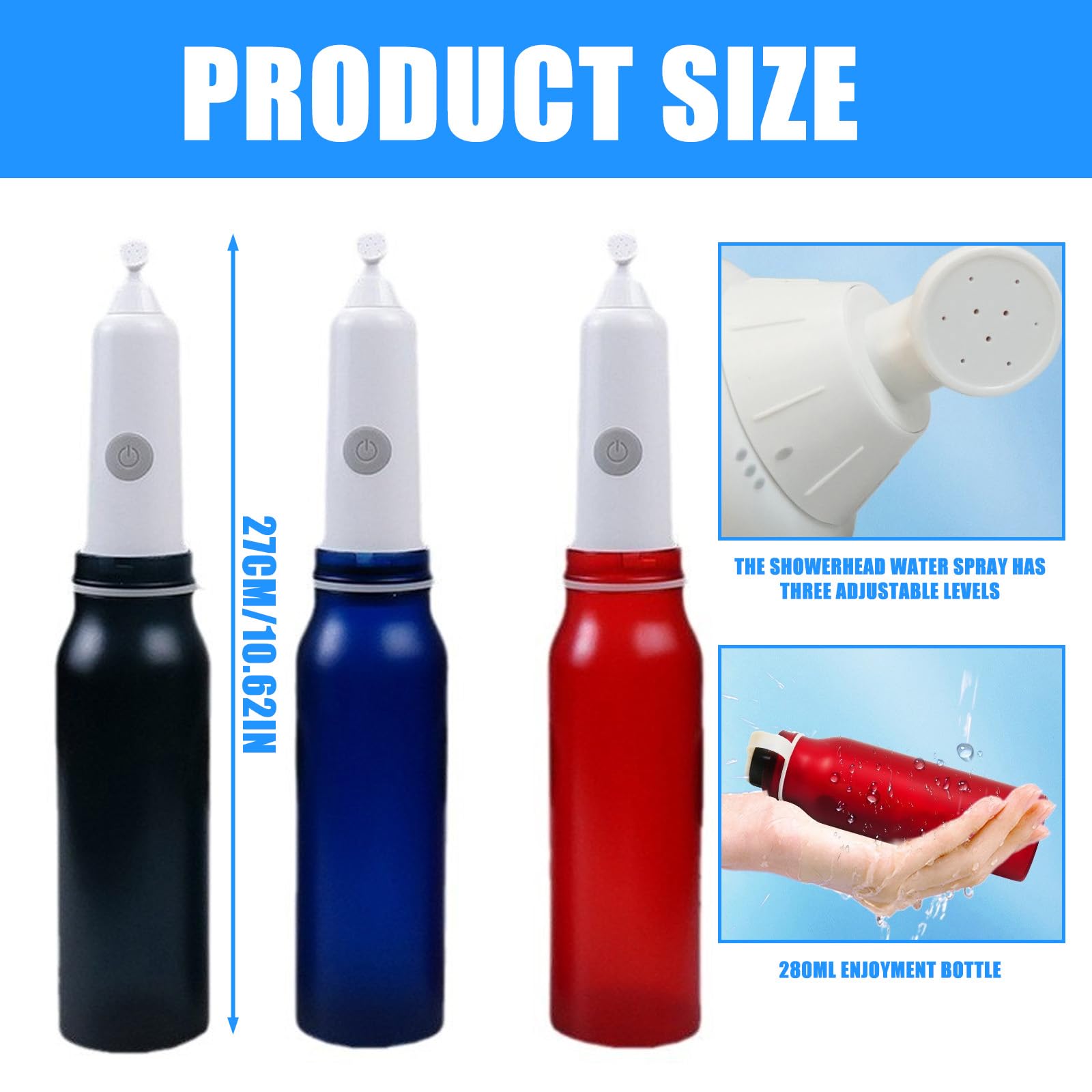Leicht zu tragendes, elektrisches Hand Bidet mit weiblicher Waschmaschine und mehreren wasserdichten Designs Hand Reise Bidet mit Intimreiniger