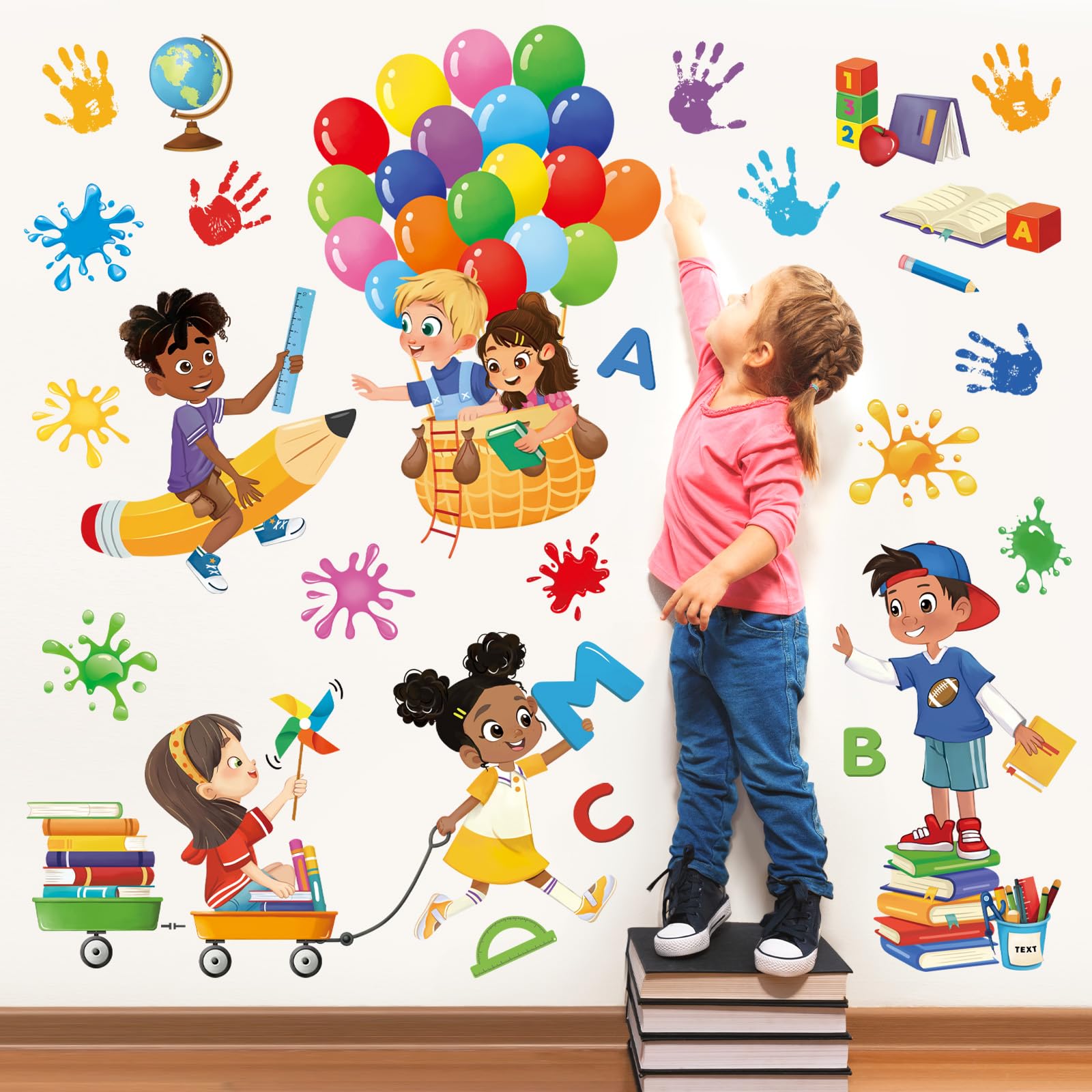 Autocollants Muraux Lecture Enfants - Citations Inspirantes Et Décorations Chambre Bébé Ou Salle De Classe