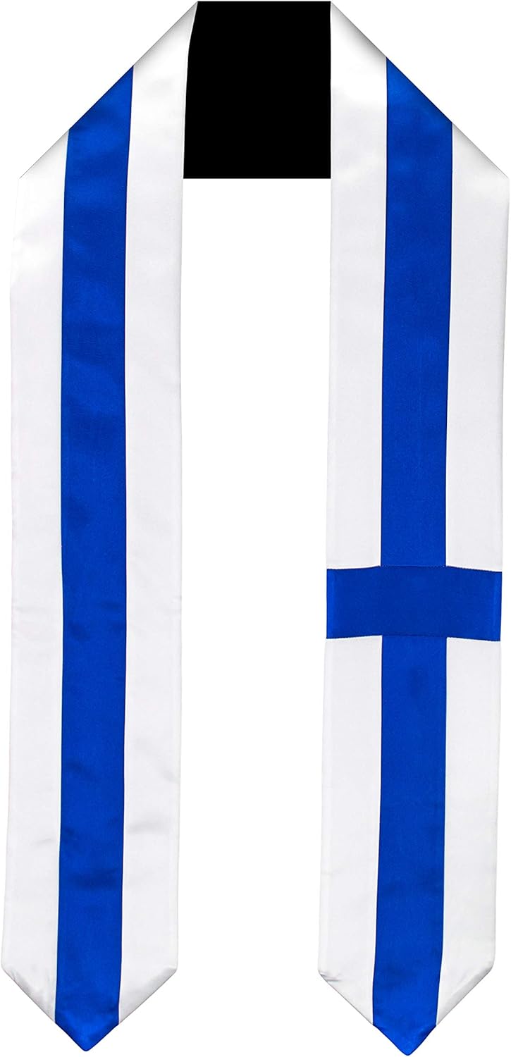 Vision Wear Finland Flag Graduation Sash/Stole International Study Abroad Adult Unisex