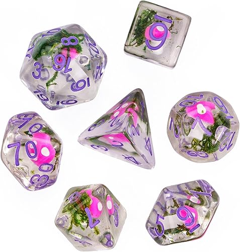 Miniatura 130 de UDIXI - Juego de dados poliédricos DND; juego de dados para Dungeons & Dragons, dados de calavera para DND, RPG, MTG y otros juegos de mesa