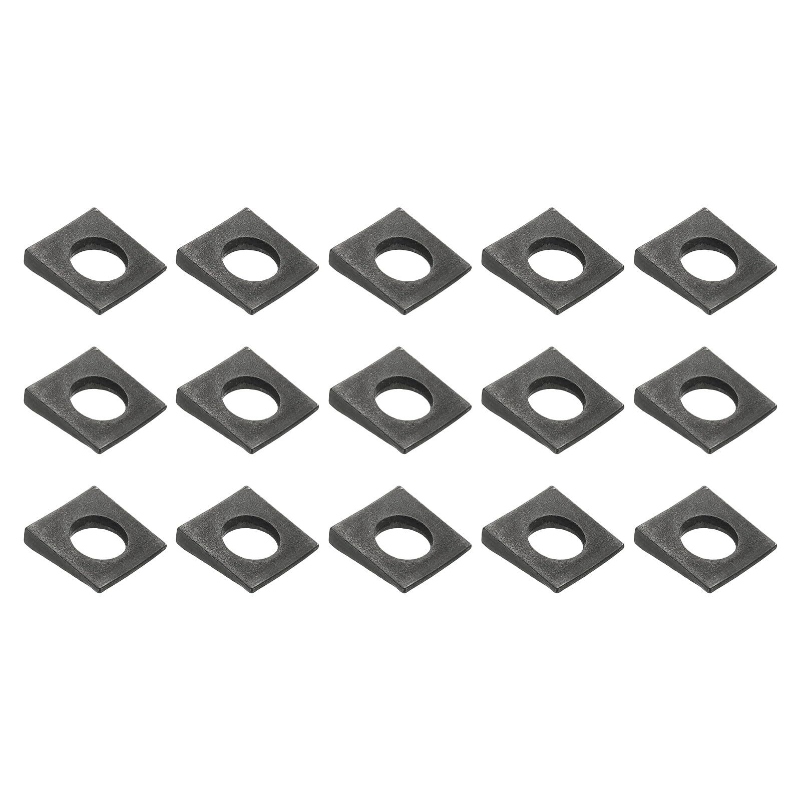 PATIKIL 15pcs Beveled Square Washers
