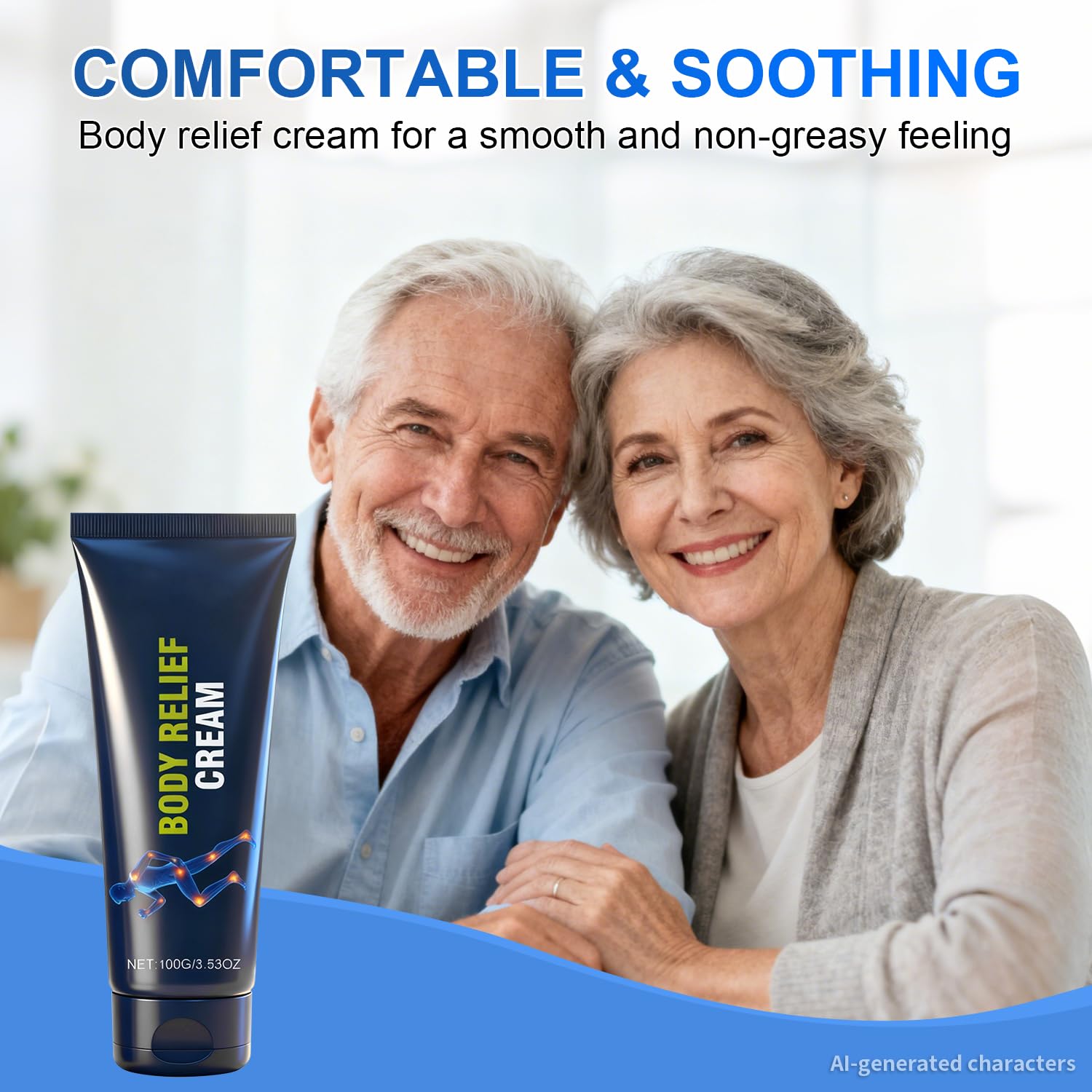 Neuropathy Body Relief Cream - Natural Joint And Muscle Comfort with Capsaicin And Arnica, Fast-Absorbing, Non-Greasy Formula for Feet, Hands, Legs, Back And Waist, 3.53 oz, 2PCS — Amazon image 5