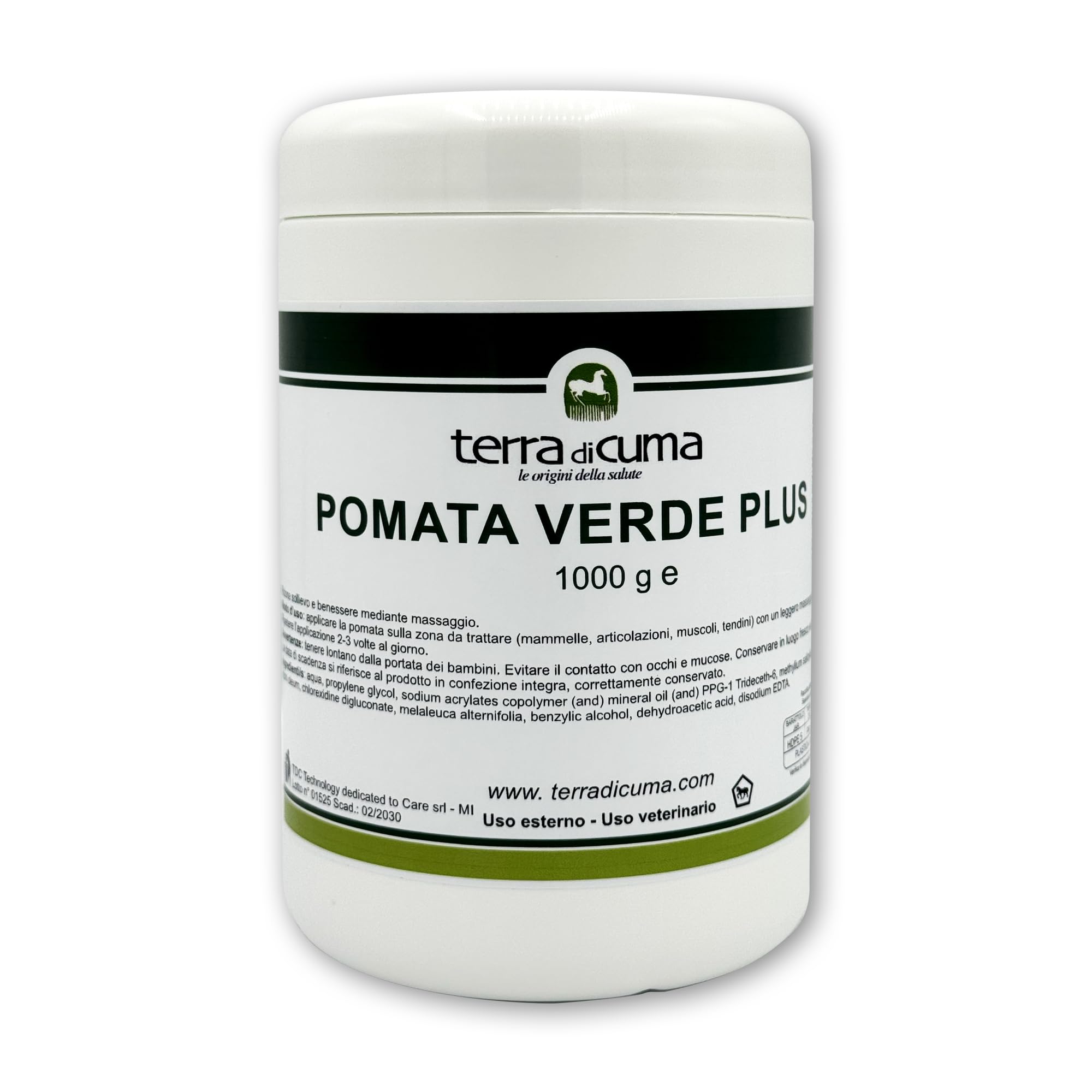 Terra di Cuma Pomata Verde Plus - 1 Kg