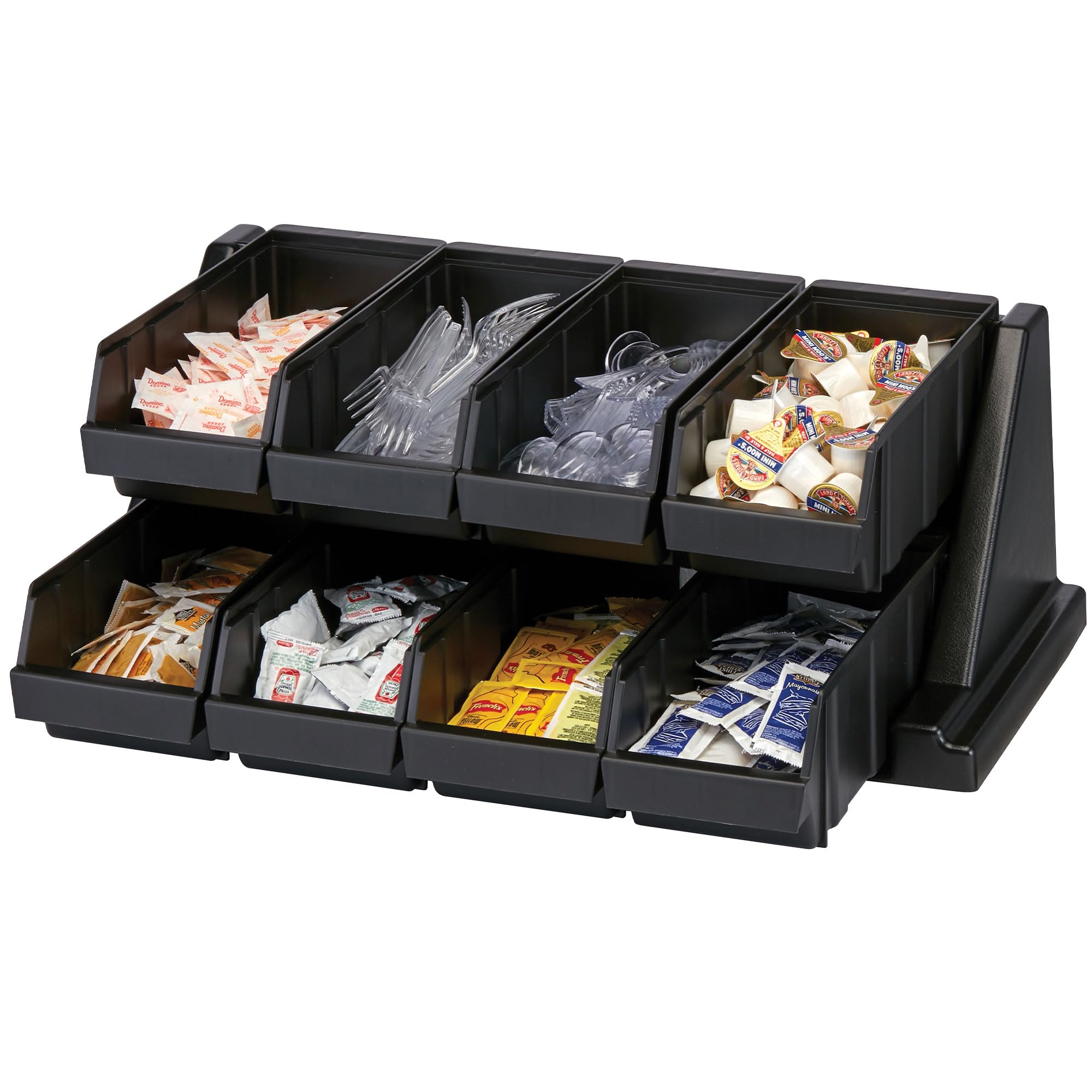Amazon｜Cambro 8rs8110 Versaブラック8-binオーガナイザーラック