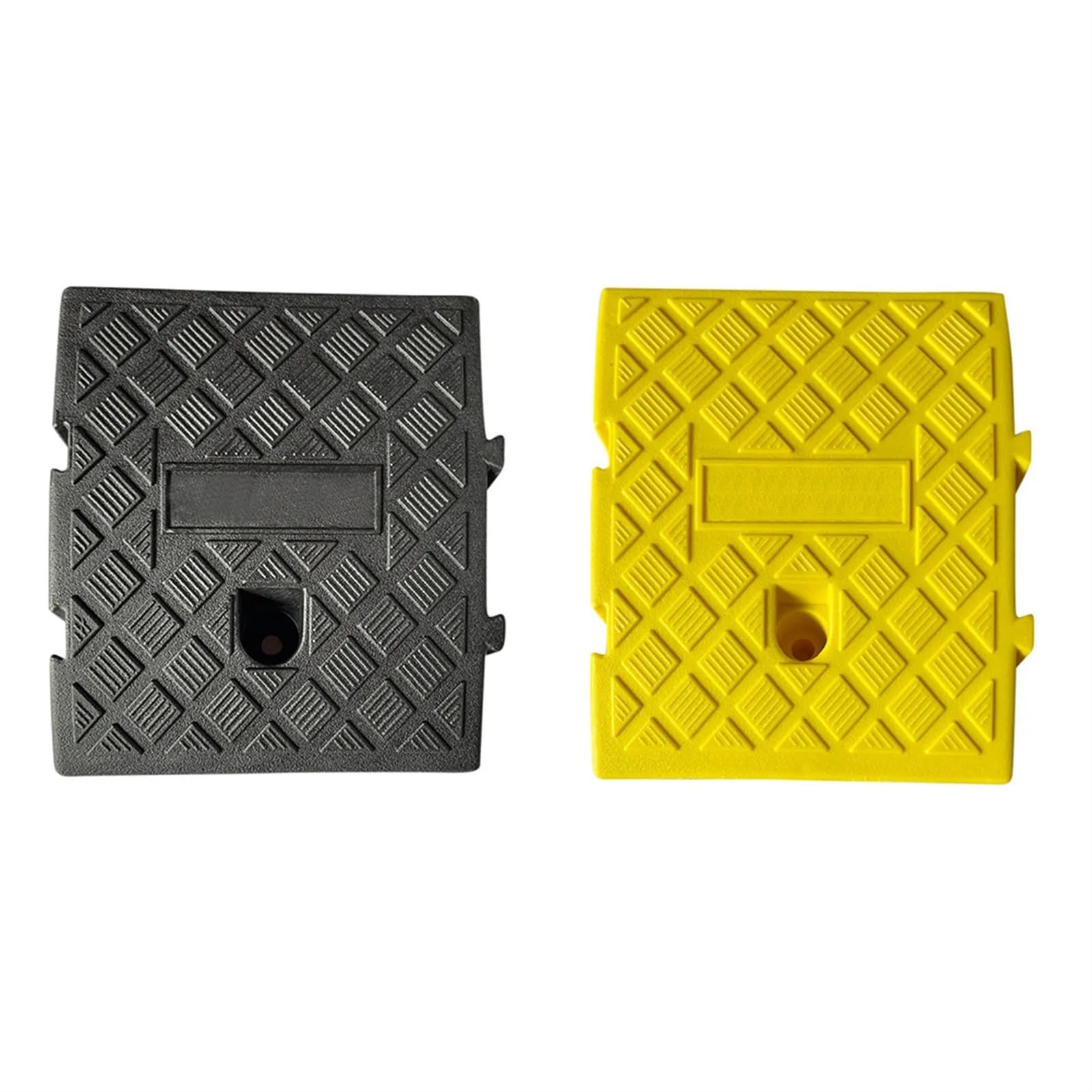 Genérico Kit de rampa de Acceso portátil de Alta Resistencia - Rampa de Acceso de plástico Ligero para Autos, Camiones, remolques, Bicicletas y Motocicletas - Solución Duradera de 25 x 27 x