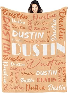 Personalized Blankets for Kids with Names Customized Blankets with Name for Adult Custom Blanket Gift for Birthday Christmas Valentines Day Gift