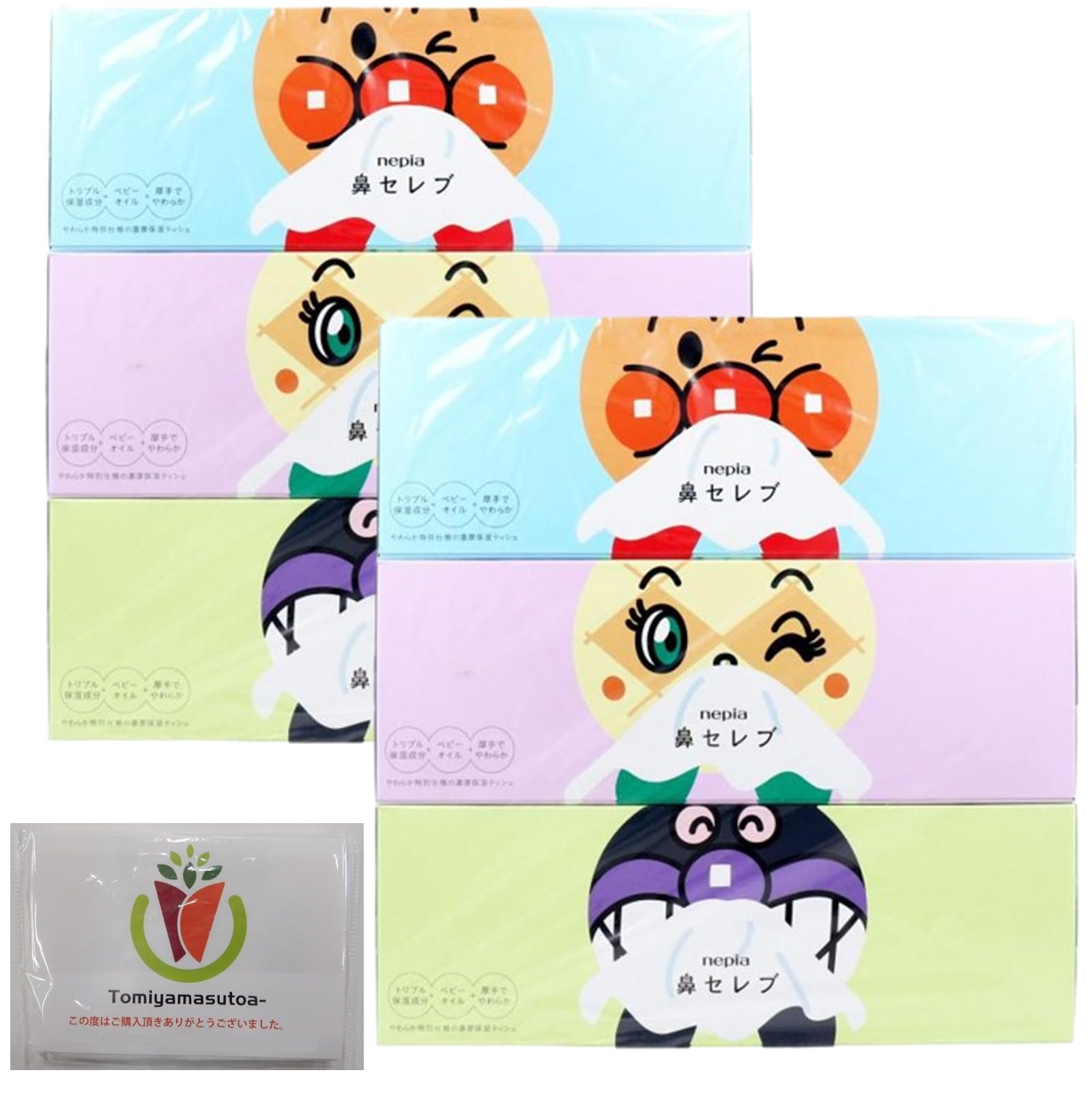 ネピア 鼻セレブ ティシュ アンパンマン② ネピア アンパンマン鼻セレブ ティシュ｜家庭用品 ティシュ｜商品情報