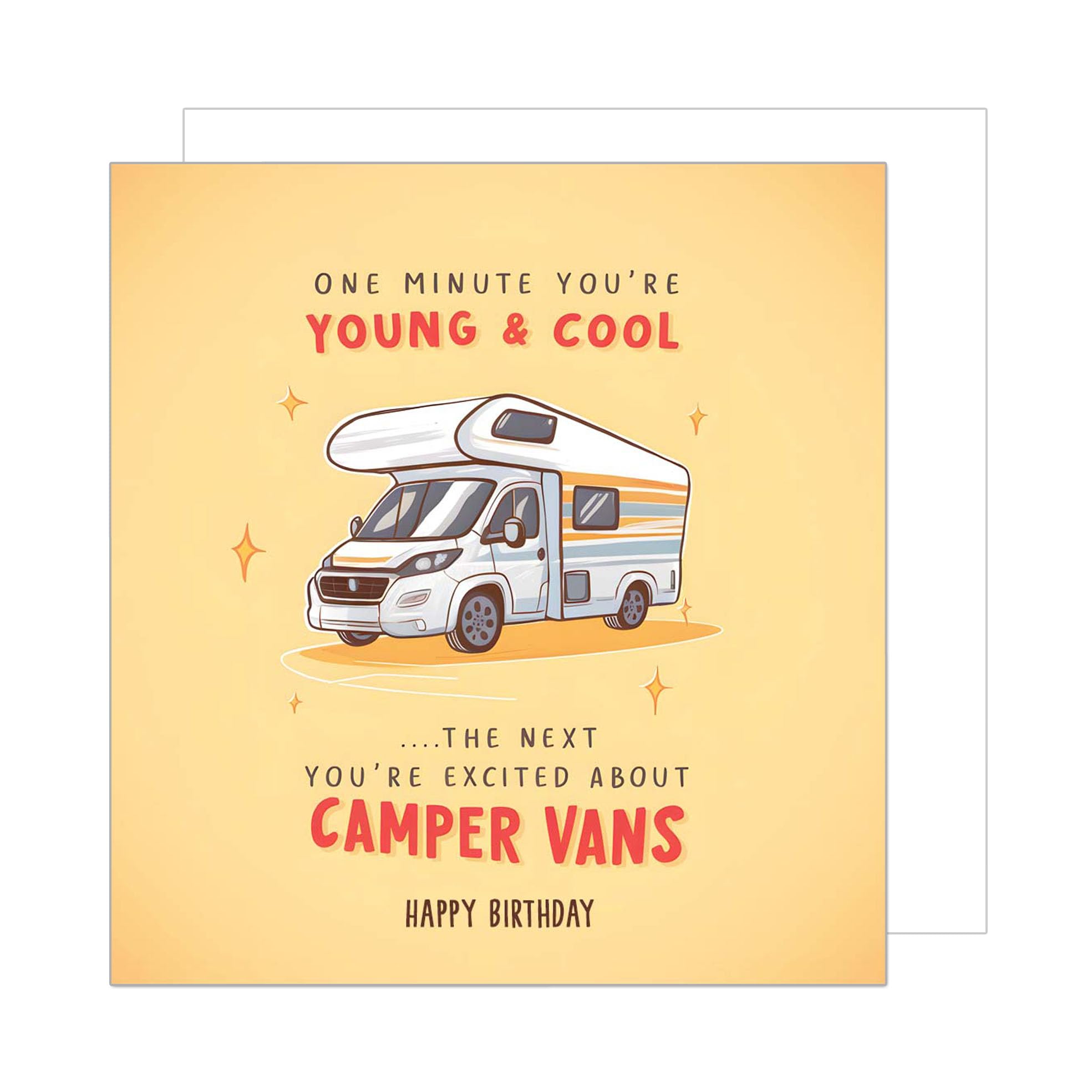 Hallmark Geburtstagskarte 'Happy Camper' – Mit Abnehmbarem Blechschild, Für Outdoor-Fans