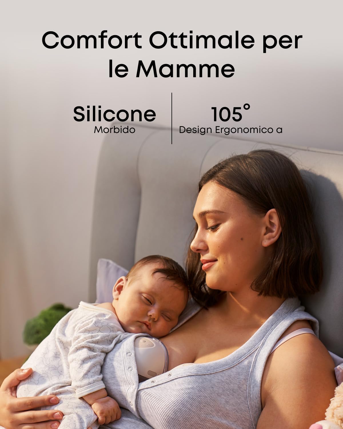 eufy Security: Tiralatte E10 Tiralatte elettrico senza mani a controllo via app, ritmo smart custom, estrazione ospedaliera per una maggiore produzione. Portatile, anti perdite e silenzioso.