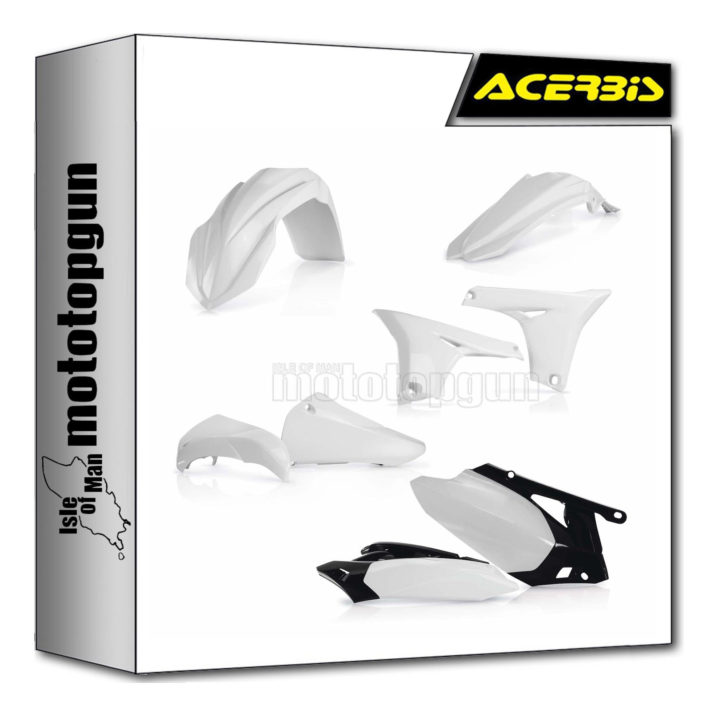 Kit Carénages Yamaha YZF 250 (2010 2013) CeMoto Bleu Et Blanc – Pièce