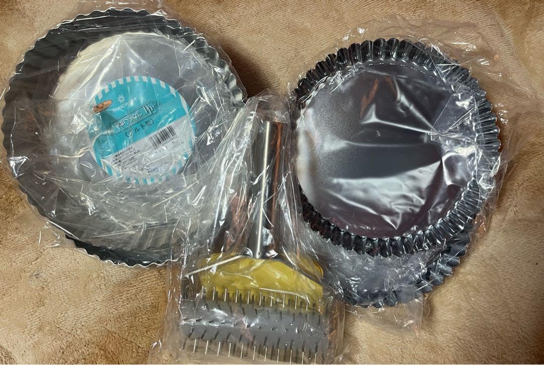 富澤商店　タルト型 6個 + タルトローラー +パレット8点セット*バラ売り不可 富澤商店 セパトタルト型 / 180 1個 公式 : 富澤商店 業務用専門