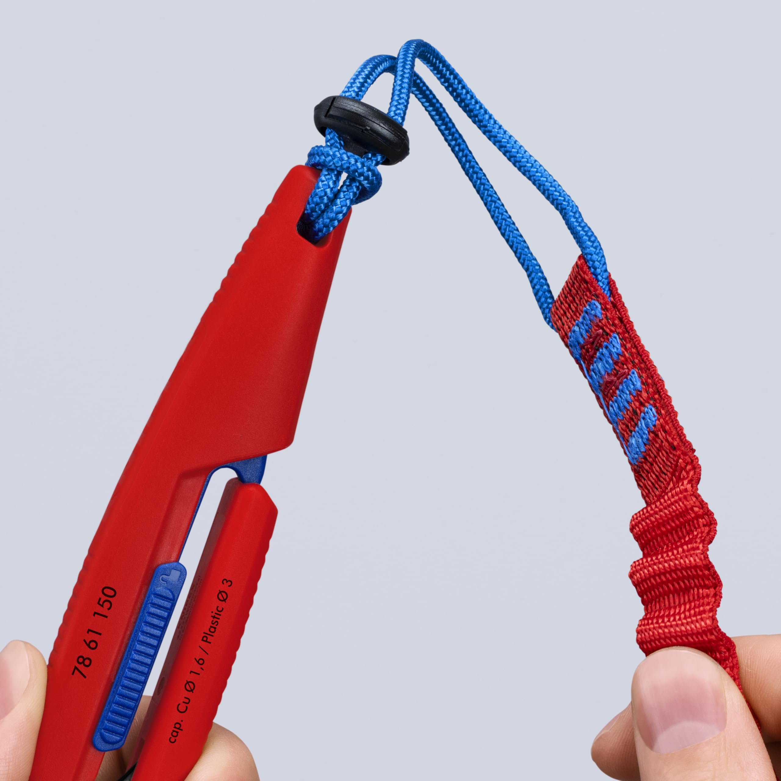 KNIPEX Slim Knips Feinschneidezange, 78 61 150 | schlagfestes Kunststoffgehäuse 157 mm