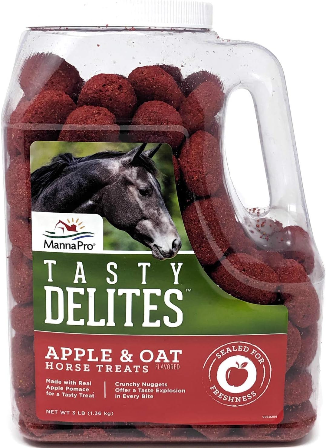 Manna Pro Tasty Delites Apple and Oat Treats 3lb 3LB