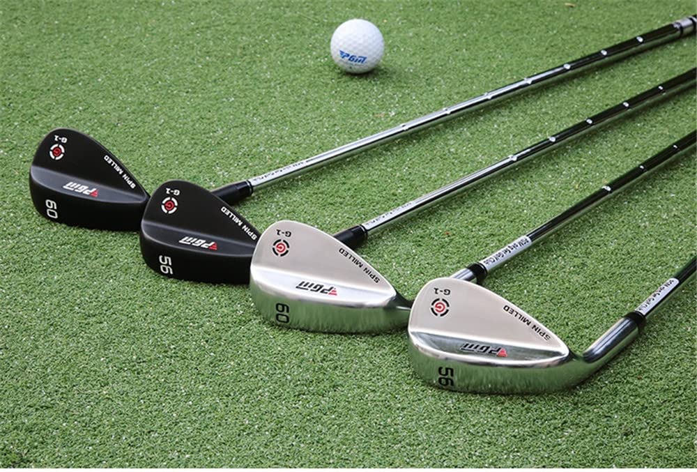 Club de Golf gaucher Sand Wedge 56/60 degrés pour Hommes et Femmes - Sports compensés de Club de Golf en Acier Inoxydable de qualité supérieure