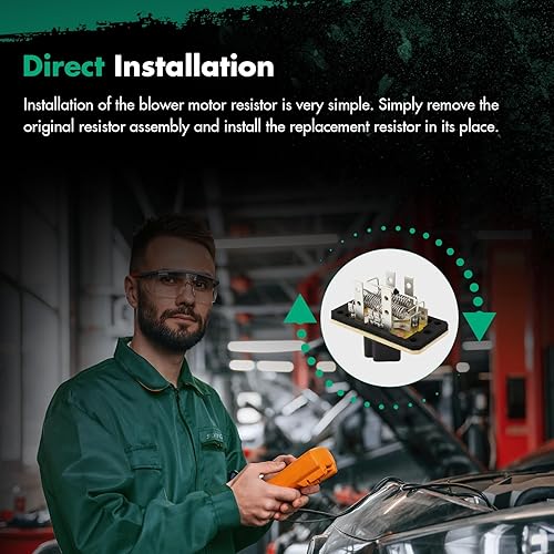 Miniatura 478 de SCITOO Resistencia de motor de ventilador HVAC para 2008-2013 para Chrysler 300/2008-2016 para Town & Country/2008-2010 para Dodge Charger/2008-2018