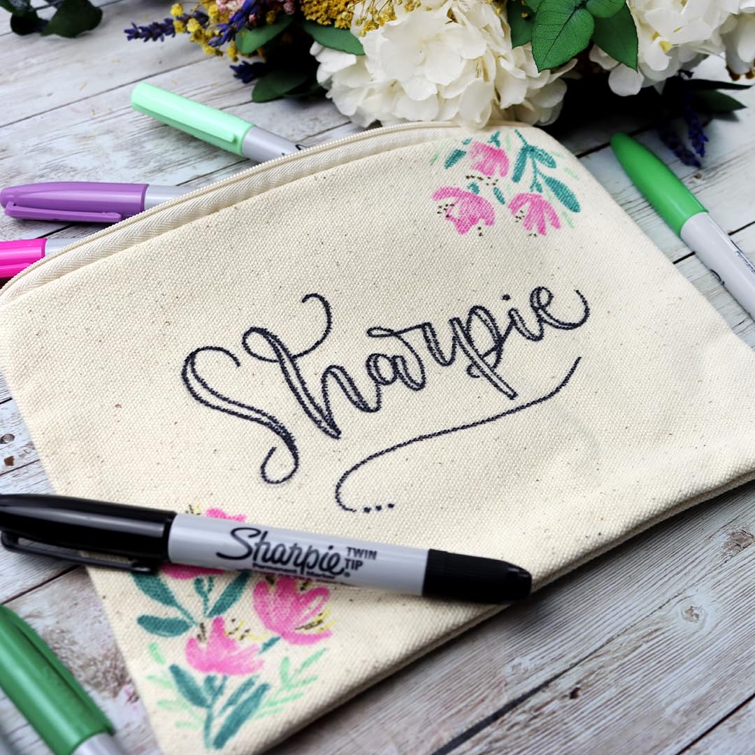 SHARPIE Marqueurs permanents à double pointe - Noir - 36 marqueurs et stylos PaperMate