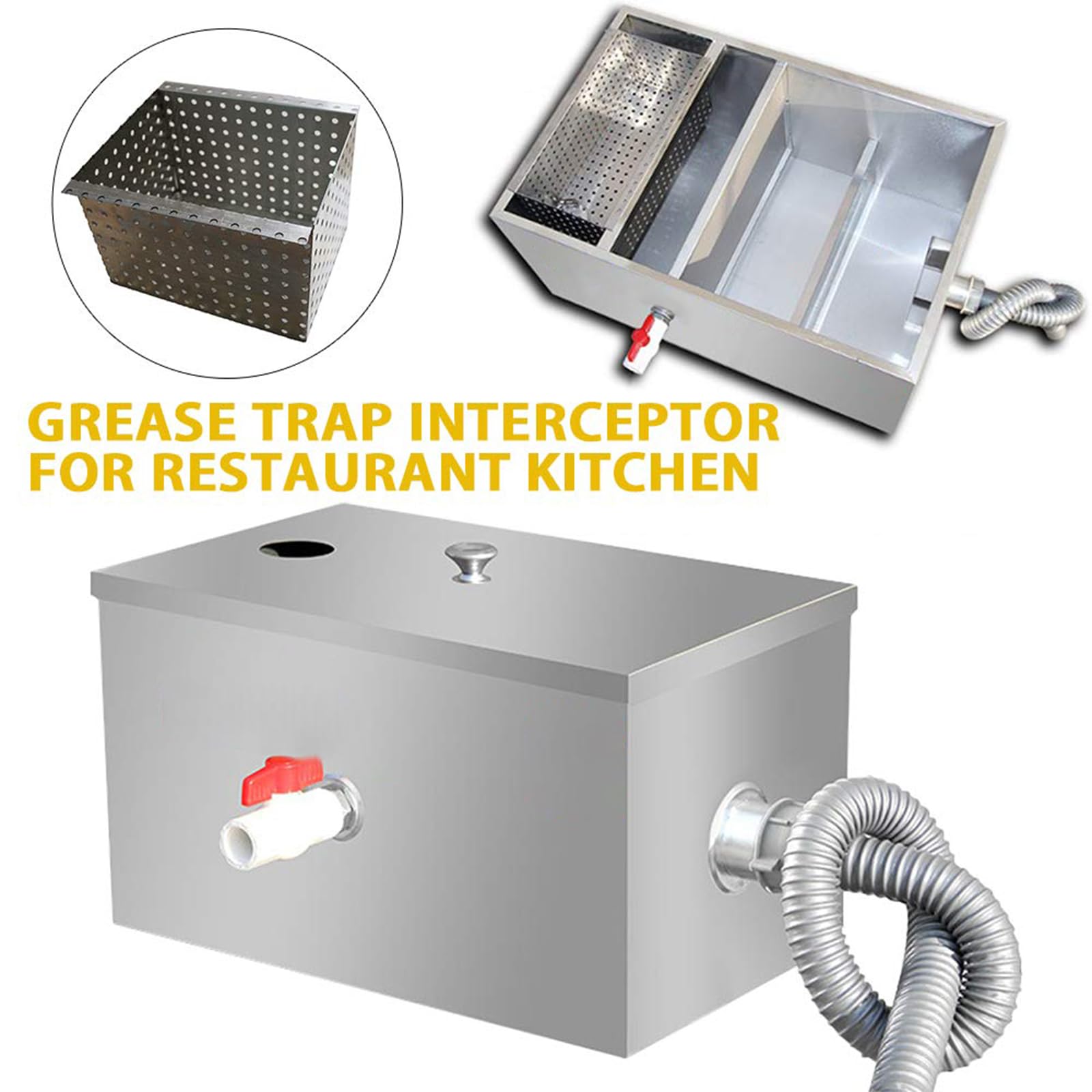 Öl Wasser Separator, Fettabscheider Gastronomie Edelstahl
