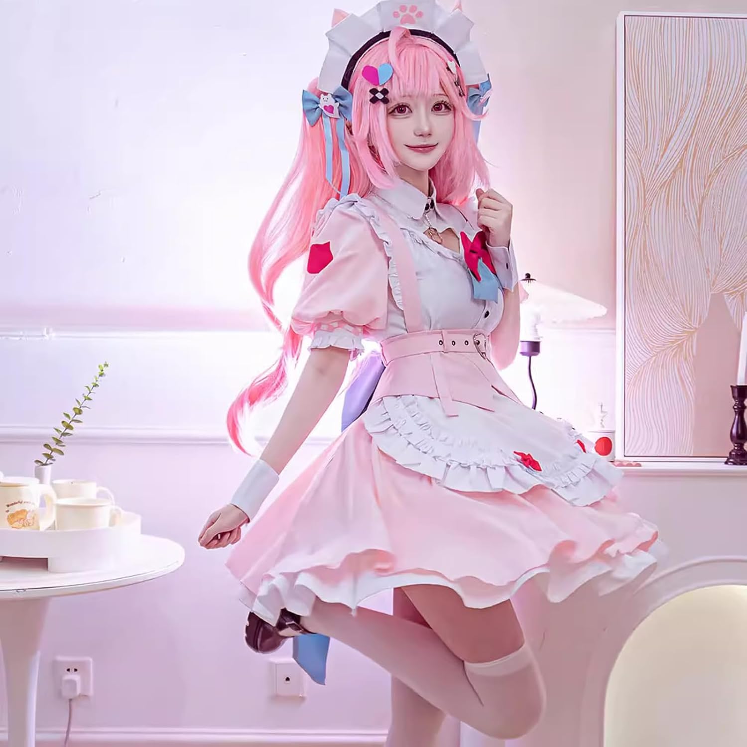 Vtuber 結城さくな　コスプレ　フルセット milky time] 結城さくな コスプレ VTuber ハロウィン レディース