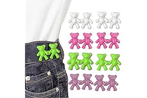 Adorable Bear Buttons: No-Sew Convenience for Clothing Adjustments