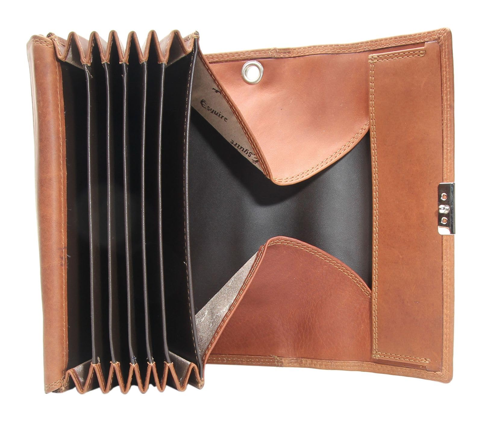 Esquire Waiter's Wallet 50020802 Brown 02 18 x 10,5 x 3,5 cm Unisex ADULTOS