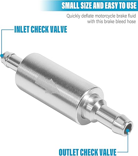 Miniatura 4 de Manguera de purga de frenos, kit de purga de frenos, accesorios de automóvil, manguera universal de purga de embrague, tubo de válvula