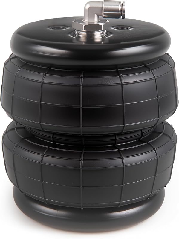 Mola pneumática dupla sanfonada ZHSYMX 2600 lb com porta única 1/2" NPT 2E2300-LZQ