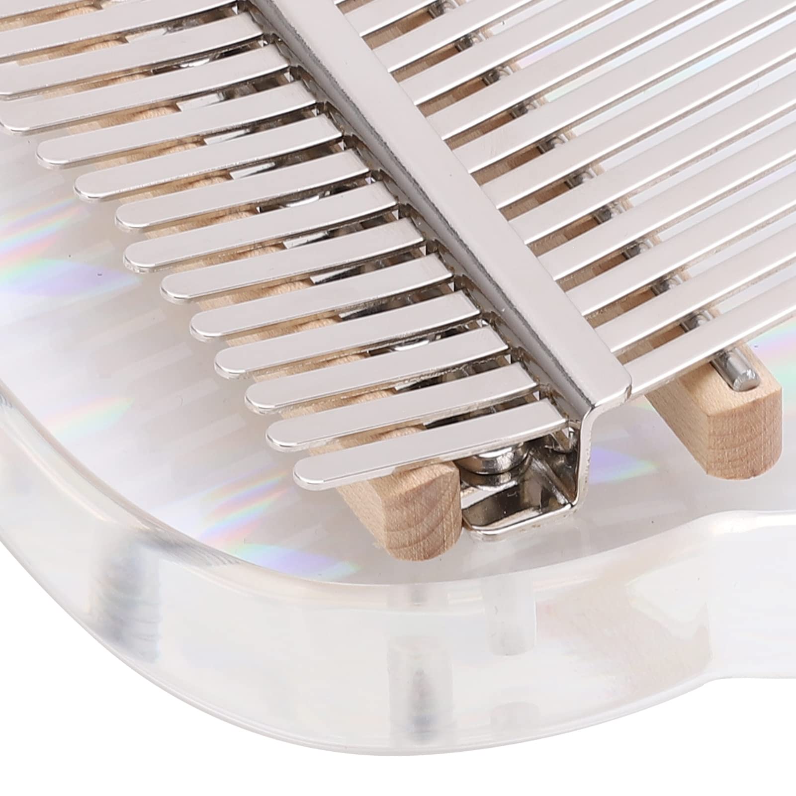 Kalimba de 17 tonos, piano de pulgar acrílico, sonido único, regalo para principiantes, instrumentos de ocio al aire libre M-1S