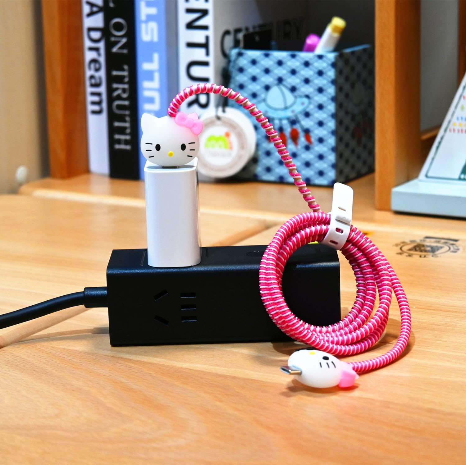 Cute USB C Cable Protectors - Hello Kitty & More -2